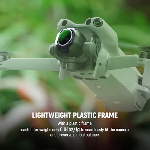 Image of NEEWER CPL Filter Compatible with DJI Mini 5 Pro Drone, Snap On Adjustable Circular Polarizing Polarizer Lens Filter Multicoated Optical Glass Aerial Photography Accessories