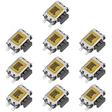 YINETTECH 10er Pack ptt Schalter für Funkgerät Kompatibel mit OEM 4070354A01 Kompatibel mit Motorola GP340 GP328 GP338 GP388 HT750
