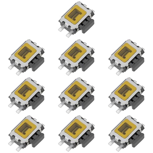 YINETTECH Lot de 10 Commutateurs ptt pour Talkie-Walkie Compatible avec OEM 4070354A01 Compatible avec Motorola GP340 GP328 GP338 GP388 HT750