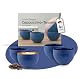Cappuccino Tassen Melox 4er Set Porzellan Blau 4 x 200ml