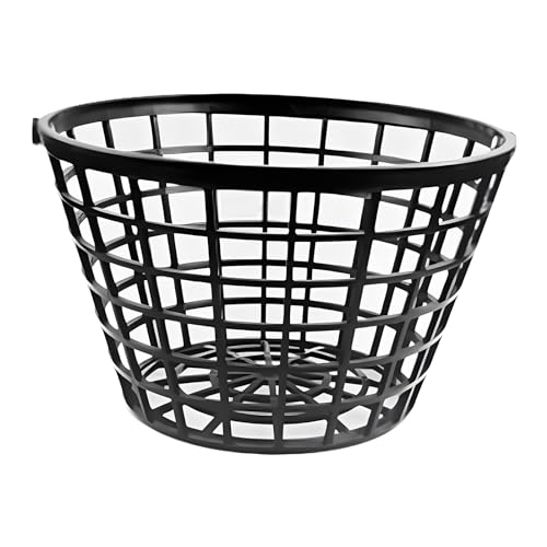 Cesta de pelotas de golf asa móvil contenedor de bolas resistente para entrenamiento