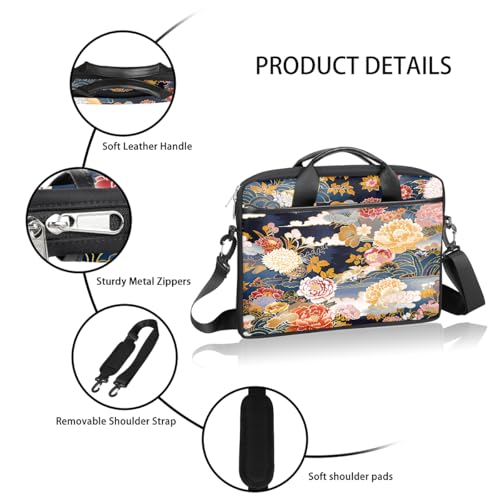 Funda para portátil Ethebre 15 pulgadas con correa ajustable miniatura 4