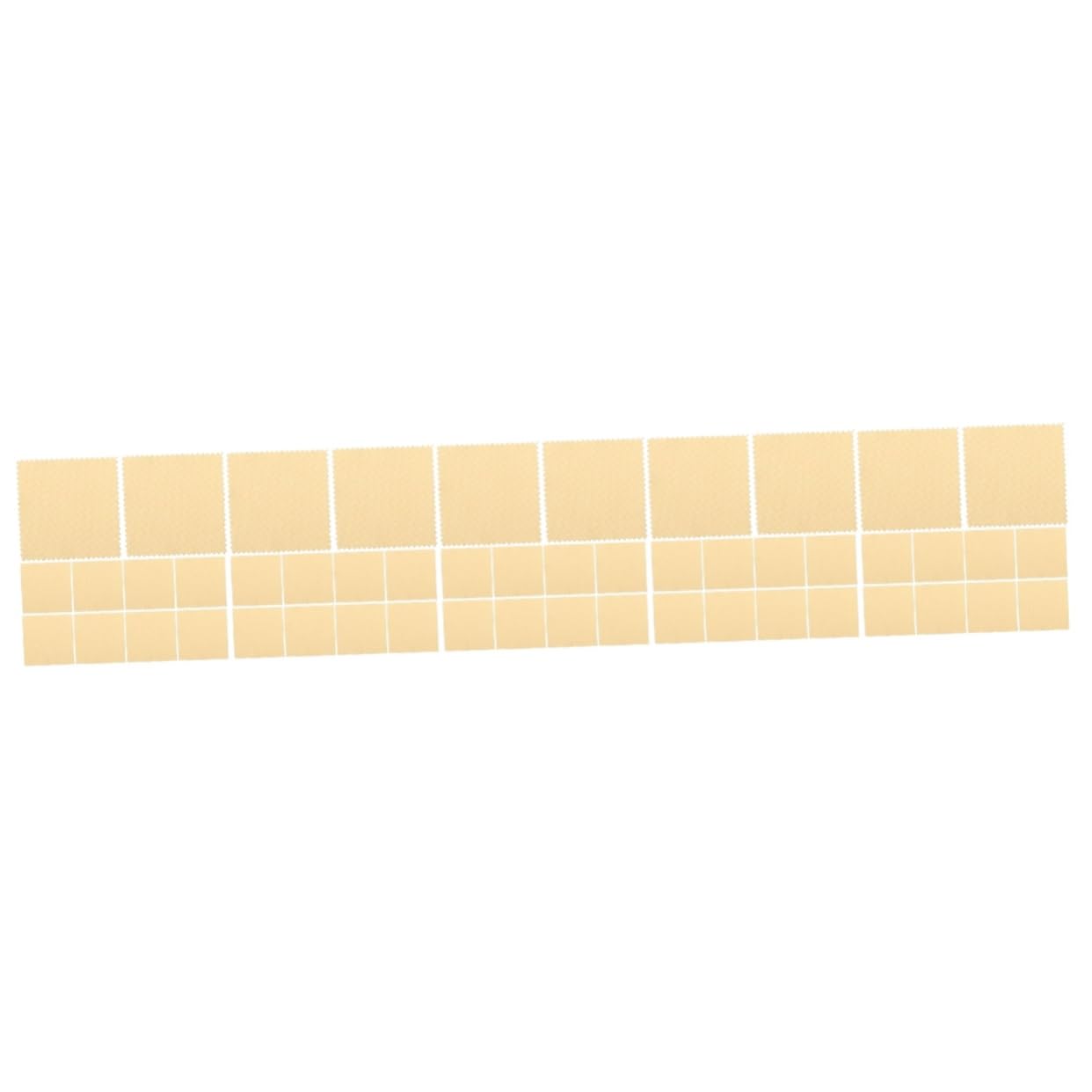 SHINEOFI 150 Stk Silbernes Wischtuch Diamant-reinigungstücher Silbertuch Zum Reinigen Von Silberschmuck Schmuck Saubere Werkzeuge Schmuckreinigungstuch Schmuck Tuch Poliertuch Yellow Stoff