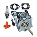 Mtanlo For Stihl FS160 FS220 FS280 FR220, Carburetor Kit, For Zama C15-51 C1S-S3D For Walbro WT-223