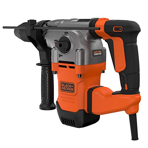 BLACK+DECKER SDS+ Bohrhammer, 1250-W-Motor, 3-Modus-Funktionalität, 3,5-J-Schlagkraft, einschließlich Bohrer & Meißel, BEHS03K-QS – Bild 3