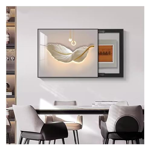 Solution de décoration intérieure et cache-panneau électrique mural 70 x 50 cm - 2
