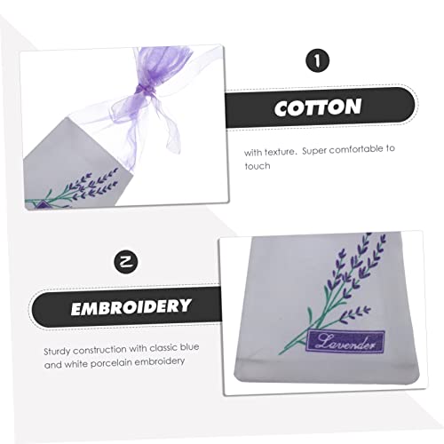 30 bolsas sachet con estampado floral morado para fragancia miniatura 3