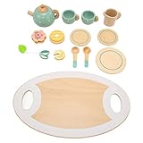 [Artesanía de calidad] Cada pieza de este conjunto de Tea Party se realiza con cuidado con la atención al detalle para garantizar una experiencia de juego.