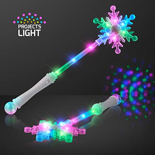 Flashingblinkylights Frozen Snowflake Led Winter Party Wand #TOP1