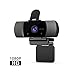 KOGOLIKE Webcam per PC Full HD 1080P con Microfono, con Webcam Cover E treppiede, Videocamera per Videochiamate, Studio, Conferenza, Registrazione, Gioca a Giochi e Lavoro a Casa