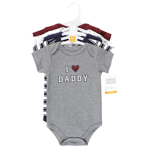Image of Hudson Baby Unisex Baby Cotton Bodysuits 5-pack