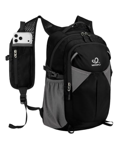 WATERFLY Lightweight Packable Backpack with Phone Pocket