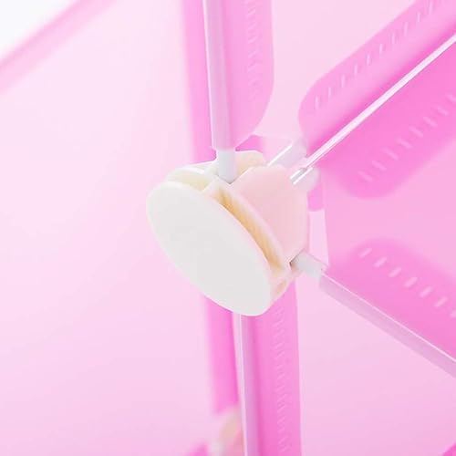 Miniatura 2 de 4 conectores de cubo de alambre de plástico blanco, conectores de cubo de rejilla de alambre para organizador de almacenamiento de armario modular y