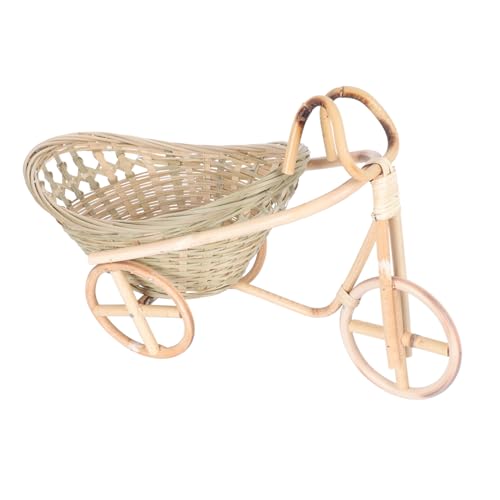 ABOOFAN 1Pc Woven Basket Versatile Storage and Food Serving Organizer for Kitchen Indoor Outdoor Use Natural Material Easy to Clean Rustic Home Decor