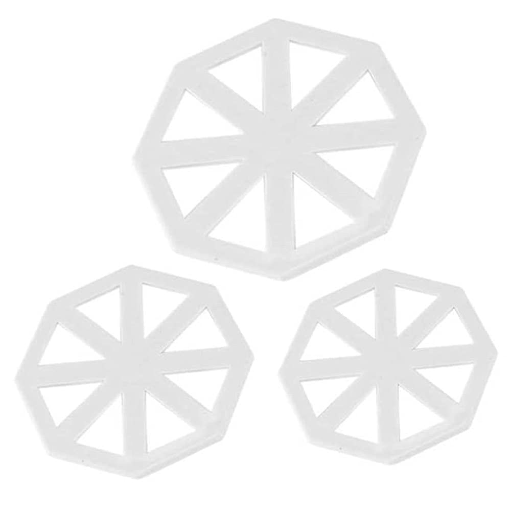 Bunting Cutters 3 Piece Set Bunting Flag Cutters Fondant Decorate Tools Triangular Bunting Flag Cutters DIY Tool for Beginners Cutting Cookie Dough