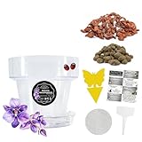 🌸[KIT COMPLETO] Recibirás una caja con un Kit completo para trasplantar y cultivar tus orquideas, ideal tanto para principiantes como para expertos jardineros. Incluye: Maceta orquidea transparente o traslúcida (segun tu elección) con su plato a juego + Sustrato orquideas Premium compuesto por Corteza de Pino, Turba de musgo, Chips de coco, Arlita, Perlita, Vermiculita y Abono NPK de liberación lenta para 5 meses + Arcilla expandida para plantas con Malla para drenaje + Etiqueta para plantas + Trampa para Mosquitos y, una Guía de Uso. Es decir, recibes Todo lo necesario para un trasplante eficiente y cuidado integral de tus orquídeas.
