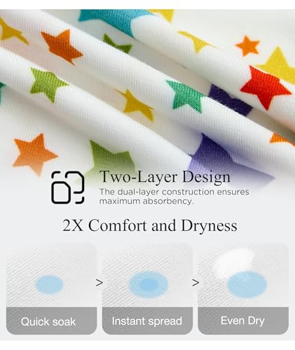 Image of Baby Lovey Security Blanket Set of 3, Bamboo-Derived Viscose, Super Soft and Breathable Baby Blanket with Attachable Loop, 9.5 inch*9.5 inch, Plaid /Star /Animal Party
