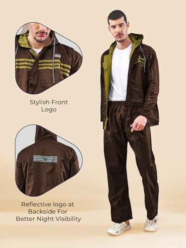 Image of LUX VENUS Reversible Rain Suit for Men.