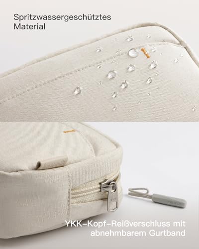 Inateck Kabeltasche Elektronik Organizer, Spritzwasserfester Zubehör Tasche – Ansicht 4