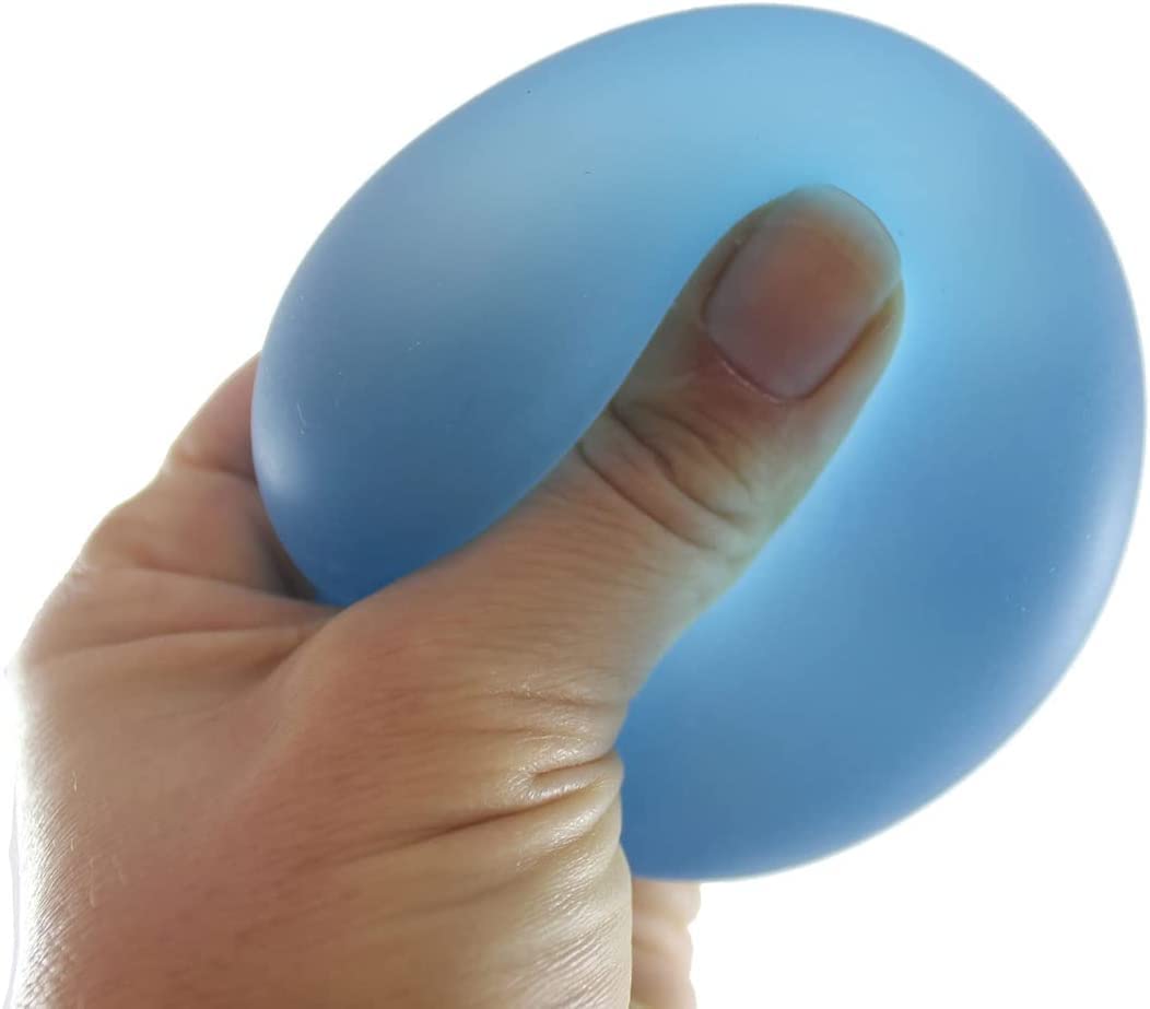 Gel Stretch Ball - Ultra Squishy and Moldable Slow Rise Relaxing Sensory Fidget Stress Toy (Random Color)