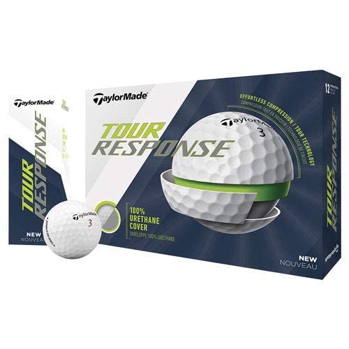 Taylormade Tour Response Golf Ball, White, Large, Dozen #TOP3