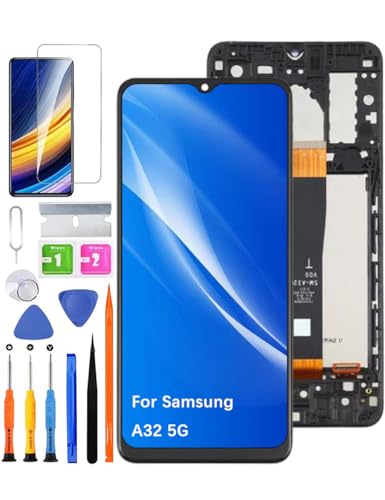Reemplazo de pantalla LCD original para Samsung Galaxy A32 5G, A326B A326BR A326U A326W A326K, pantalla LCD, pantalla táctil, digitalizador, montaje, kit de piezas de reparación (sin marco para A32 4G