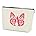 AOZHUO Initial Makeup Bags for Women Lined Monogram