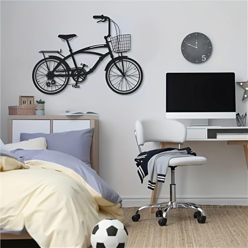 Cfghtnemy Bicycle Metal Wall Art - Vintage Bike Decor with