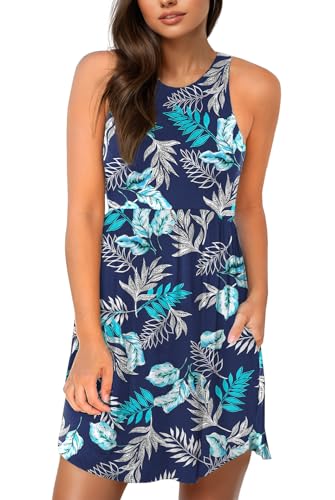 Image of HiMONE Vacation Dresses for Women 2025 Summer Dress Women's Casual Sundresses Casual Beach Petite Sun Dress XS-2XL