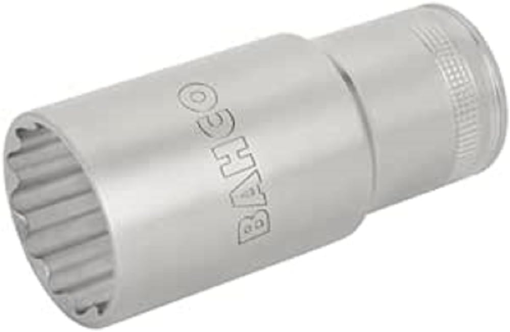 Douille 1/2 longue 32 mm bihexagonale pour clé à cliquet