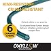 Oxyllow Premium 7 ft Oxygen Tubing | 1-Count | 6-Channel Kink-Resistant Air Flow | High-Visibility Green Tint | Universal End Connectors | Durable, Medical Grade Oxygen Therapy Accessory
