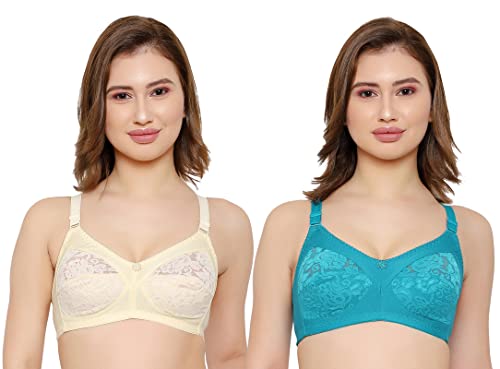Image of Women Net Non-Padded Wire Free Regular Bra