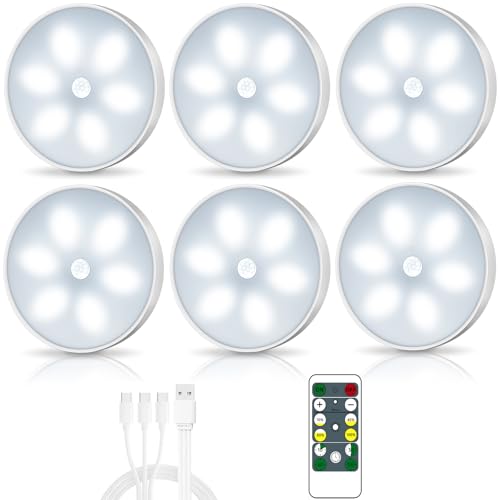 LED Closet Lights Motion Sensor Puck Light,...