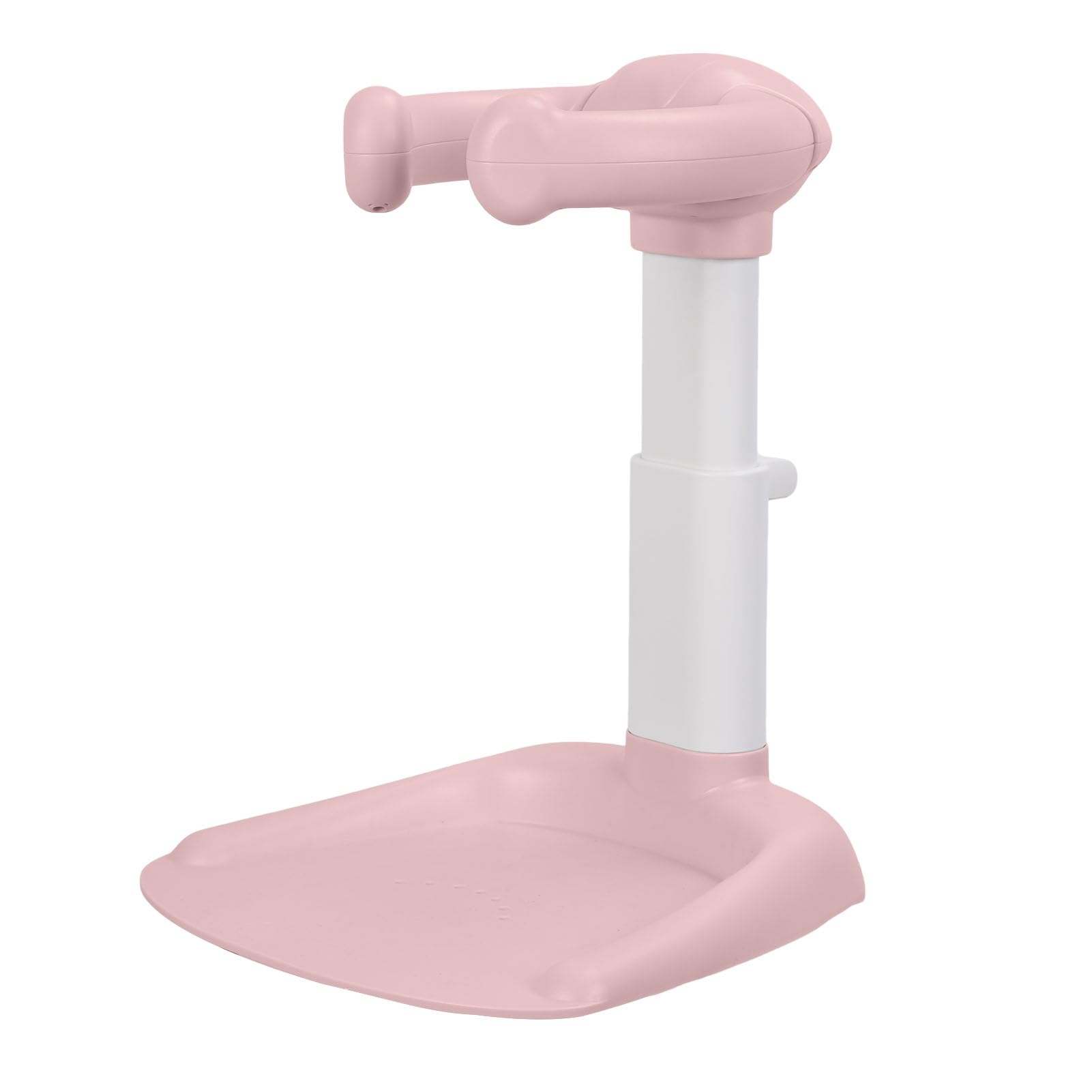 Baby Shower Stand Adjustable Height Toddler Bath Stand Support with Adjustable Soft Handle Anti-Slip Base Baby Shower Standing