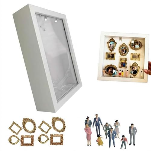 BoîTe à Silhouettes pour Mini-MuséE à Fabriquer Soi-MêMe, BoîTe Silhouette De MuséE Mode,DIY...