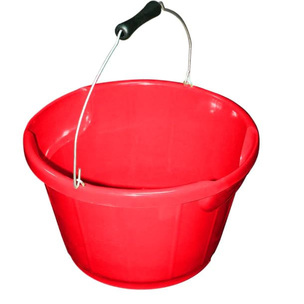 Red GorillaPlas - Gorilla Plas 10L Feed Bucket Red