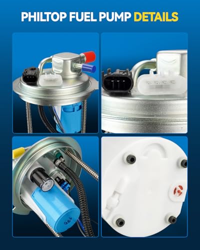 Image of PHILTOP Electric Fuel Pump Assembly Fit for 2009-2013 Chevrolet Silverado 1500, 2009-2013 GMC Sierra 1500, 2012 GMC Yukon XL 1500, FG1057