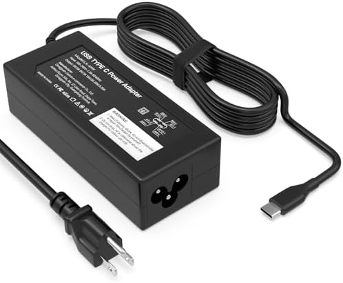 Replacement for Chromebook Charger 45W USB C,for HP Type C Laptop...