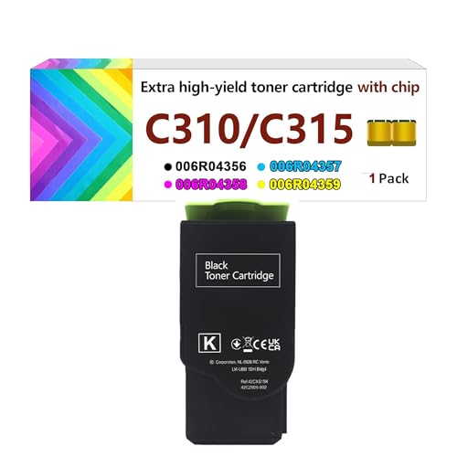 Cartouches toner laser couleur Xerox C310 idéales pour les rapports du télétravail