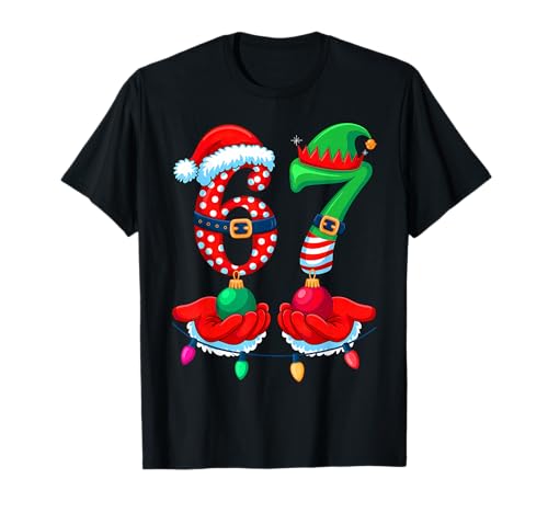 67 Christmas 6 7 Meme T-Shirt