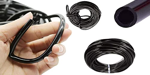 Image of DIY Crafts 40mtr, 4 /7 Pipe 4mm, Flexible Pipe-Hose Only Watering Tubing Hose Drip Pipe PVC Hose Irrigation System Watering Systems Greenhouse Lawn, Plants, Garden,Patio (Fle (40mtr, 4 /7 Pipe 4mm)