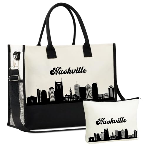 18 Best Gift Ideas for Country Music Fans in 2026 10 Nashville Canvas Tote Bag Set