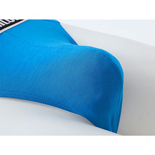 Zonbailon 2Xl Mens Bamboo Thong Comfy Sexy Man Thong Underwear G String T-Back Blue #TOP2