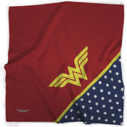 DC Comics Bandana Wonder Woman Star WW Icon Red Yellow Blue White