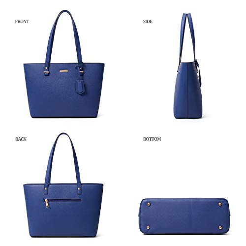 Image of Women Fashion Synthetic Leather Handbags Tote Bag Shoulder Bag Top Handle Satchel Purse Set