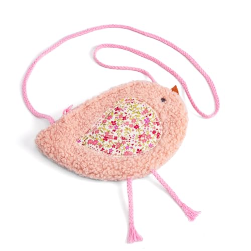 Plush Bird Chick Crossbody Bag for Toddlers, Little Girls, Kids Age 3-8Y