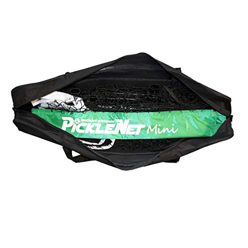 Picklenet Mini - Portable 10-Feet Long Pickleball Net | Bag Included | Easy And Fast Assembly | Indoor & Outdoor Use | Powder-Coated Steel | No-Twist Guarantee | Patented Design | 1 Year Warranty #TOP5
