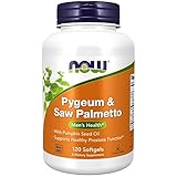Now Foods, Pygeum & Saw Palmetto, 120 Cápsulas blandas, Probadas en Laboratorio, Aceite de Semilla de Calabaza, Saw Palmetto, Sin Gluten, Sin Soja
