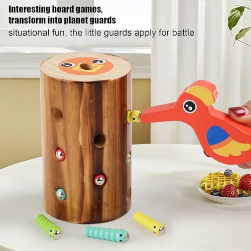 Jeu de capture en bois de worm feeder contre l'ennui des petits - 6