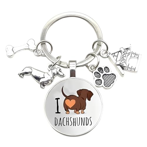 GONZTEL 1 Unidad Llavero de Perro Salchicha, Acrílico, Amuleto de la Suerte, Cachorro, Colgante para Bolsos, Llavero, Teckel, Regalo para Niños, Mujeres y Amantes de los Perros, Llavero de Cumpleaños GONZTEL 1 Unidad Llavero de Perro Salchicha, Acrílico, Amuleto de la Suerte, Cachorro, Colgante para Bolsos, Llavero, Teckel, Regalo para Niños, Mujeres y Amantes de los Perros, Llavero de Cumpleaños